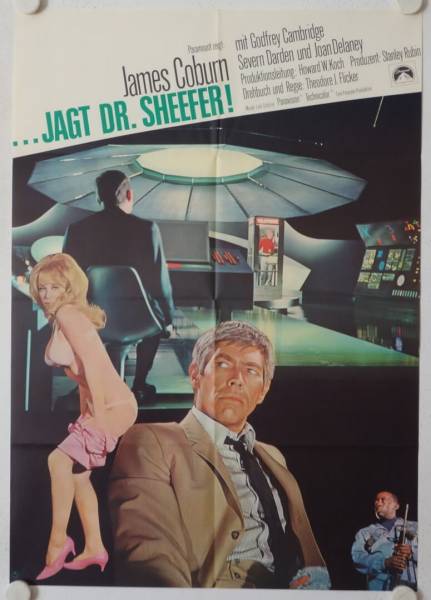 ... jagt Dr. Sheefer originales deutsches Filmplakat